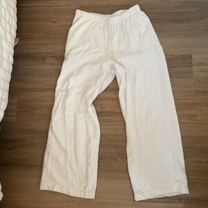 Old Navy Cream Drawstring Pants